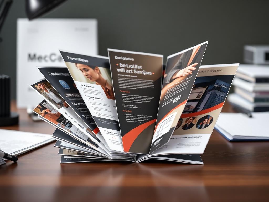 Brochures & Company Profiles design example by HAYAZ DIGITAL